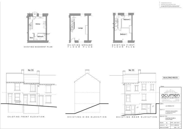 2491-110 Existing Plans _ Elevations (33 Outcote Bank)